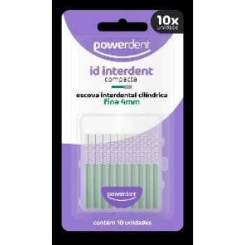 ESC DENTAL POWERDENT INTERDENTAL FINA 4MM VERDE