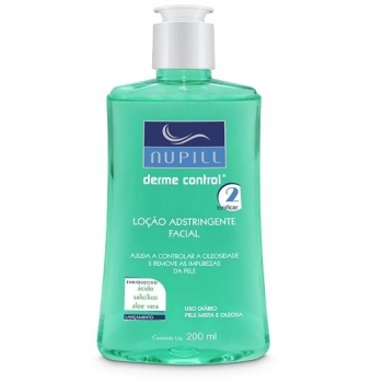 ADSTRINGENTE FACIAL NUPILL 200ML DERME CONTROL