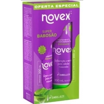 KIT NOVEX SH+COND 300ML SUPER BABOSAO