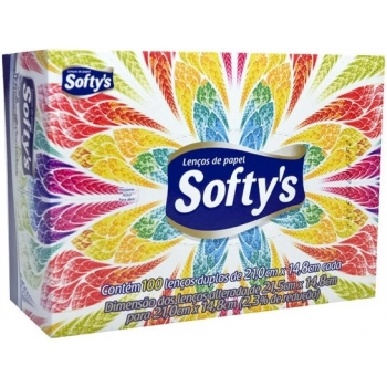 LENCOS DE PAPEL SOFTY S C/100 FOLHAS-5313