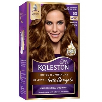 TINT KOLESTON NOITE ILUMINADA 53 CASTANHO OURO