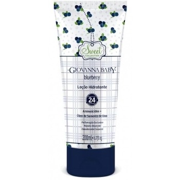 LOCAO HIDR GIOVANNA BABY BISNAGA 200ML BLUEBERRY
