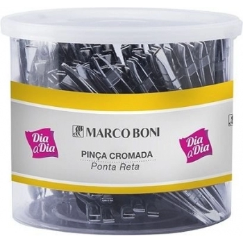 PINCA MARCO BONI PONTA RETA CROMADA C/ 100UN - 6189