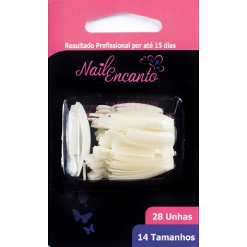UNHAS FHACES NAIL ENCANTO CART C/24 OVAIS.