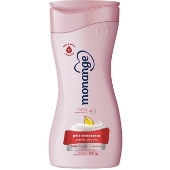 HIDR CORPORAL MONANGE 200ML EXTRATO DE OLIVA PELE EXTRASSECA
