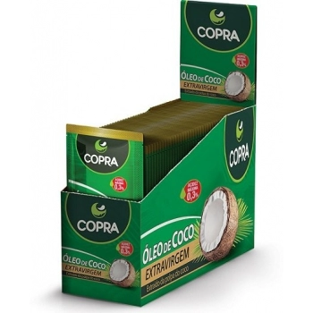 OLEO DE COCO COPRA 15ML C/40 EXTRA VIRGEM SACHET