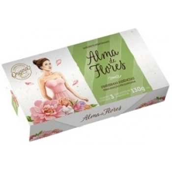 ESTOJO ALMA DE FLORES 130G CLASSICO C/3 SABONETES