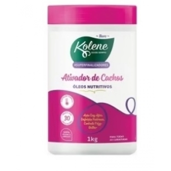 ATIV CACHOS KOLENE 1KG SUPERFINALIZADORA OLEOS NUTRITIVOS