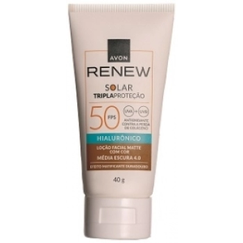 PROT SOLAR FPS 50 AVON RENEW 40G MEDIA ESCURA