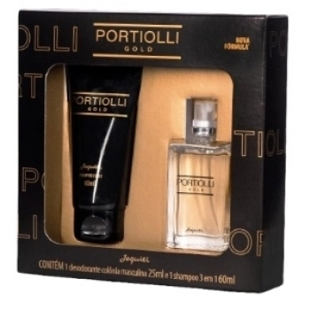 KIT SH 60ML+COLONIA 25ML JEQUITI PORTIOLLI GOLD