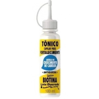 TONICO CAP GOTA DOURADA FORTALECIMENTO 100ML BIOTINA