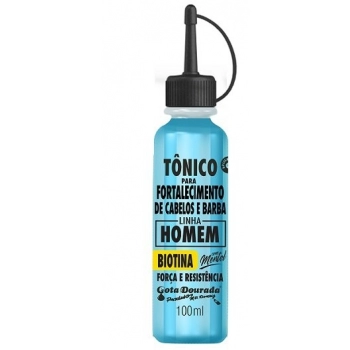 TONICO CAP GOTA DOURADA FORTALECIMENTO 100ML HOMEM