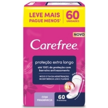 ABS CAREFREE DIARIO C/60 EXTRA LONGO