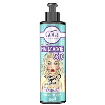 MATIZ GOTA DOURADA 3D 120ML PLATINADO