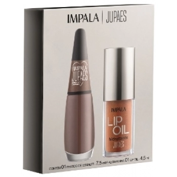 KIT IMPALA JU PAES VIR O JOGO ESM CR PECA RARA + LIP OIL NUDE