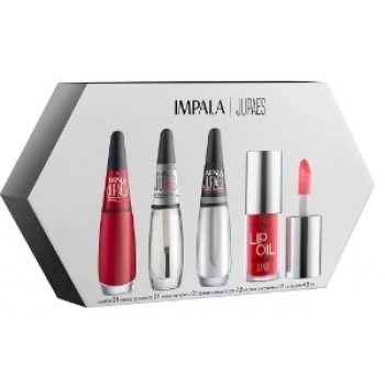 KIT IMPALA HIDRATADA 1 ESM+2TRAT+LIP JU PAES VIR O JOGO XEQUE-MATE