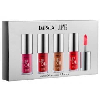 KIT IMPALA LABIOS C/4 LIPS JU PAES VIRANDO O JOGO
